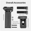 Finoti MTB Road Bike Zinc Alloy Bicycle Lock High Security Anti-Theft Foldable Four-Digit Password Lock E-Bike Part Chain Lock Lock view 2