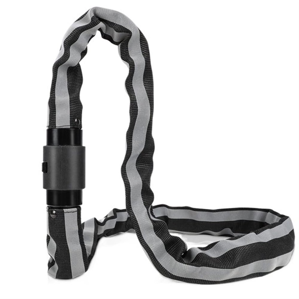 Finoti Bicycle Lock Anti-Theft Security Chain Lock with 2 Keys MTB Road Bike Motorcycle Scooter Reflective Cycling Lock Lock