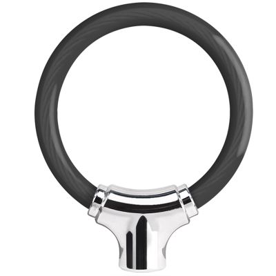 Finoti Bicycle Cable Lock Circle Lock Outdoor Cycling Anti-Shear Lock Safe Anti-Theft Moto Bicycle Steel Wire Chains Lock Ring Lock,Gray Lock