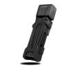 Finoti Folding Road Bike Mountain Bicycle Lock Compact Light Weight Mini Portable Lock Scooter E Bike Patented Free Lock Bracket Lock (Color : ET480-Black) view 1