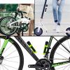 Finoti Folding Road Bike Mountain Bicycle Lock Compact Light Weight Mini Portable Lock Scooter E Bike Patented Free Lock Bracket Lock (Color : ET480-Black) view 4