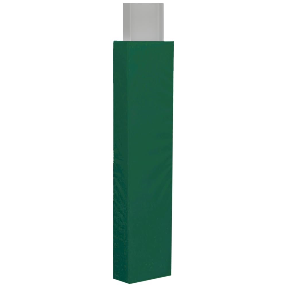We Pad It Safety Pole Pad, for Square Pole Only, 4 FT Tall, 2 Thick Foam, Weatherproof, UV-Resistant, Hook/Loop Closure