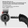 Finoti Bike Lock Motorcycle Helmet Lock 120cm 5 Digit Password Combination Bicycle Anti-Theft Steel Cable Alloy Lock Equipped with Lock Bracket,Black Lock view 4