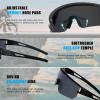 AVV Baseball Sunglasses - Polarized UV400 Cycling Glasses Men Women & Youth, Running Sunglasses for Sports Fishing & Bike view 3
