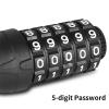 Finoti 90cm Alloy Bicycle Lock 5 Digital Password Anti-Theft Locks Bicycle Motorcycle Mountain Bike Chain Lock Lock view 4