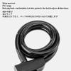 Finoti Bike Anti-Theft Chain Lock 120cm Portable Lengthen Outdoor Cycling Anti-Shear Lock Anti-Theft Moto Bicycle Steel Wire Chains Lock,Black Lock view 4