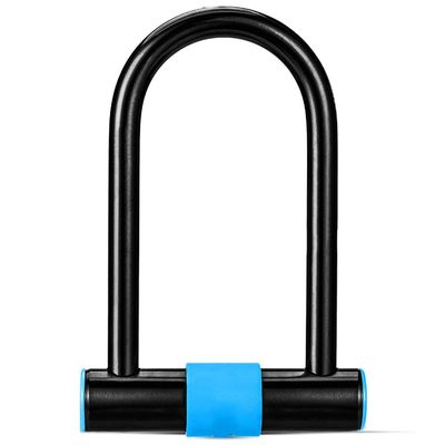 Finoti Bicycle Lock U-Shaped Lock Electric car Lock Portable Anti-Shear Safety Anti-Theft Mountain Bike Bicycle Lock Alloy Steel,Blue Lock