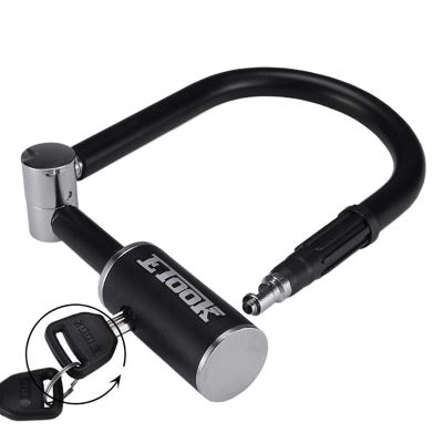 Finoti Anti Theft Strong U Lock Bike Security Electronic Car Bicycle Lock Steel MTB Mountain Road Bike Lock Bicycle Accessories Lock (Color : ET170L)