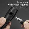 Finoti Bicycle Chain Lock Zinc Alloy 4 Digit Code Lock with 2 Keys Anti-Theft Chain Lock Reinforce Safty Cycling Accessories Lock (Color : 3230001002) view 2