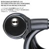 Finoti 150cm Bicycle Cable Lock 5 Colors Outdoor Cycling Anti-Shear Lock Safe Anti-Theft Moto Bicycle Steel Wire Chains Lock with Lock Bracket,Red Lock view 3