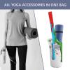 HotcoS Yoga Mat Bag for Women Yoga Mat Carrier Bag with Large Side Pocket Paint Splatter Backdrop Yoga Bag Yoga Gym Bag view 4
