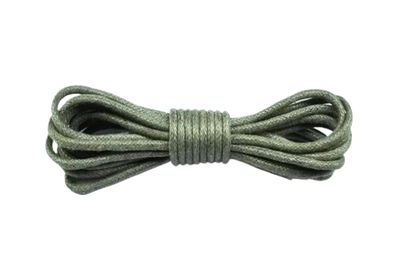 1 Pair Leather Shoelaces Cotton Waxed Shoelaces Round Leather Laces For Shoes Boots Unisex Shoe Laces Strings (Color : Light Gray, Size : 100cm)