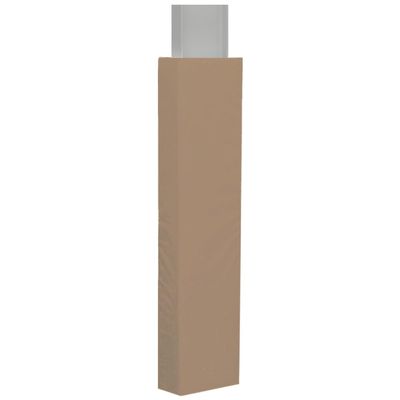 We Pad It Safety Pole Pad, for Square Pole Only, 4 FT Tall, 2 Thick Foam, Weatherproof, UV-Resistant, Hook/Loop Closure