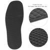 1 Pair Rubber Sole Replacement, Multi Color Abrasion Soles for Sneakers Slippers (Black) view 3