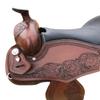 10" Western Horse Barrel Saddle Leather Tack Set Matching Headstall Breast Collar Reins ST-WLS-C101 view 4