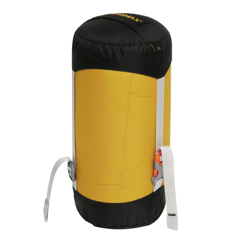 AEGISMAX Ultralight Water-Resistant Compression Stuff Sack for Sleeping Gear Accessories Outdoor Camping Storage Bag 1.5L/3L/5L/8L/10L/13L/20L/30L/45L(5L Golden)