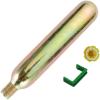 Quality CO2 Rearming Kit Cylinder Cartridge Tank for Automatic/Manual Inflatable Life Jacket Lifejacket Life Vest Waist Pack Belt Lifesaving PFD 33 Gram view 1