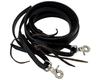 BlazingPaws Stallington Leather Roper Reins in Premium Top Grain Heavy Weight Harneto Leather (5/8" W x 7 Ft L, Black: Roper) view 1