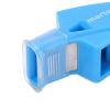 Gonetre Basketball Whistle Football Whistle Outdoor Whistle Referee Whistle Plastic Whistle Whistle Plastic Crisp Sound Outdoor Whistle Basketball with Lanyard and Finger Clip (Light Blue) view 2