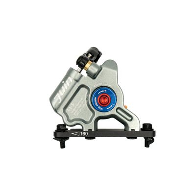 Juin F1-S Hybrid Hydraulic Disc Brake Caliper, Mechanical/Hydraulic Disc Brake Kit, Titan