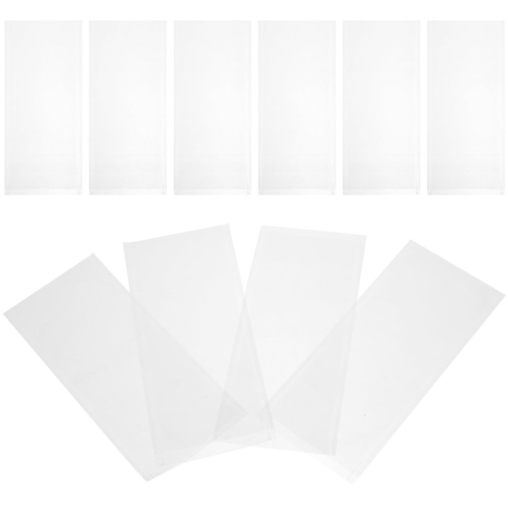 Kisangel PVA Water Soluble Mesh Bags for Carp Fishing Solid Bait Holder 5.7X2.8 Inch Eco-Friendly Fishing Bait Storage Quick Dissolve in Cold and Warm Water Pack of 150