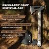 Camping Axe - 17" Camping and Survival Hatchet with Sheath and Sharpening Stone for Camping and Chopping Wood view 2