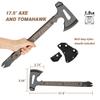 Camping Axe - 17" Camping and Survival Hatchet with Sheath and Sharpening Stone for Camping and Chopping Wood view 4