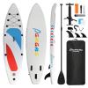 Panana Inflatable Stand Up Paddle Board, 10'8"x32"x6" SUP with Premium Paddle Board Accessories Kit, Anti-Slip EVA Deck for Adults Youth of All Skill Levels view 1