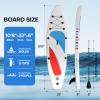 Panana Inflatable Stand Up Paddle Board, 10'8"x32"x6" SUP with Premium Paddle Board Accessories Kit, Anti-Slip EVA Deck for Adults Youth of All Skill Levels view 3
