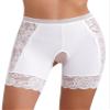 YiZYiF Womens Lace Boyshort Panties Slip Shorts Underwear Safety Shorts Knickers for Under Dresses White XX-Large view 3