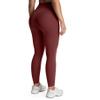 Aoxjox High Waisted Workout Leggings for Women Tummy Control Buttery Soft Yoga Metamorph Deep V Pants 26" (Rum Raisin, XX-Large) view 1
