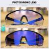 KAPVOE Photochromic Cycling Glasses Men Women Clear Mountain Bike Sunglasses Sports Sunglasses MTB Biking Baseball K91 view 3