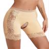 YiZYiF Womens Lace Boyshort Panties Slip Shorts Underwear Safety Shorts Knickers for Under Dresses Nude XX-Large view 2