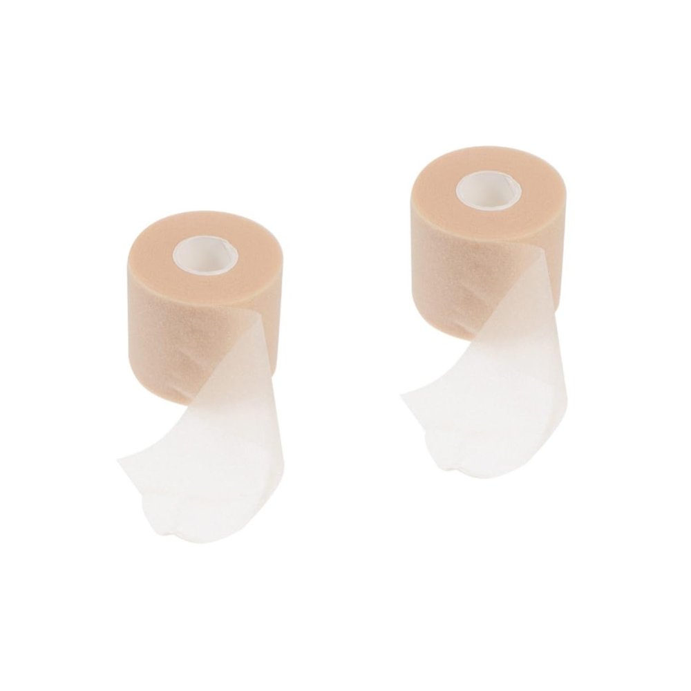 Healvian 2rolls Tape Skin-Friendly Sponge Film for Athletic Recovery for Outdoor Activities Non- Reusable Athletic Taping