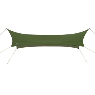 3F UL Gear JIACHONG16 beetle16 Waterproof Portable Camping Tarp, Easy Set Up Camping Tent Tarp, Camping Gear Must Haves Awning Including Carry Bag (40D Nylon(Without Pole), Green)