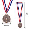 Petutu Award Medals 12 PCS Gold Silver Bronze Winner Medals 1st 2nd 3rd Prizes for Competitions, Party, Olympic Style, 2 Inches view 3