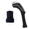 Andux 4 Pack Nylon Long Neck Golf Hybrid Club Head Covers with Dial No. Tag CTMT-03 Black/Black view 4