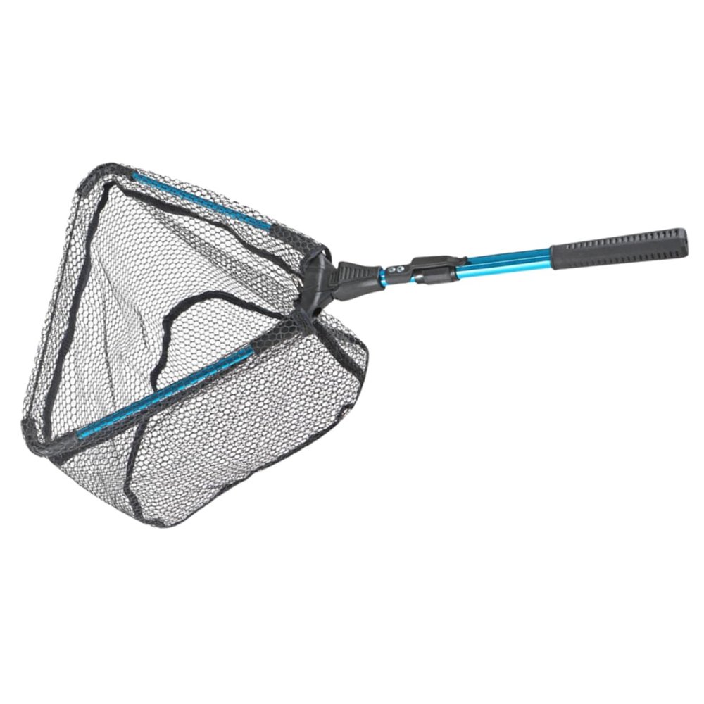 Yardwe Portable Fishing Net Large Fish Net Sturdy Aluminum Collapsible Fishing Basket for All Anglers