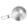 Yardwe 1set Stainless Steel Camping Bowls Folding Handle and Storage Bag Portable Outdoor Picnic Dish for Hiking Mountaineering and Camping Activities view 1