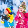 Boao 2 Pairs Kids Winter Ski Gloves Waterproof Warm Snow Mittens Full Finger Gloves for Toddlers Infants (Black,Rose Red,10-15 Years) view 2