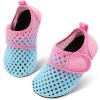 L-RUN Baby Water Socks Quick Drying Infant Swim Shoes Barefoot Aqua Socks Non-Slip Blue 18-24 Months=EU21-22 view 2