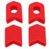 Tissting Crank Boot Protector, MTB Mountain Bike Crankset Caps Protector, Silicone Bicycle Crank Case Cover Crank Sleeve Arm Boot Protector, Protect and Style Your cranks(Red) view 1