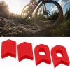 Tissting Crank Boot Protector, MTB Mountain Bike Crankset Caps Protector, Silicone Bicycle Crank Case Cover Crank Sleeve Arm Boot Protector, Protect and Style Your cranks(Red) view 2