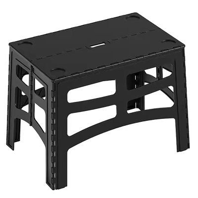FAIRE Camping Tables, Outdoor Folding Table, Folding Camping Table, Foldable Picnic Table, Camping Table, Suitable for Backpacking, Cooking, Garden (Color : Black, Size : B)