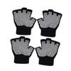 Healvian 6pairs Non-Slip Exercise Gloves Half Finger Gloves for Women Work Out Fitness Breathable Yoga view 3