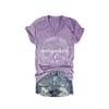 I Haven'T Been Everywhere But It's On My List Hoodie V-Neck Tee Shirt I Havent Been Everywhere But Its On My List Sweatshirt Fun Vneck Tee Shirts Women Purple view 1