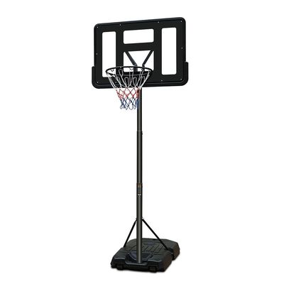 HOYOC Portable Basketball Hoop Basketball 6.5 to 10ft Adjustable Height Basketball System Stand with Shatterproof Blackboard & Wheels Basketball Hoop for Kids/Adults Outdoor/Indoor
