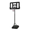 HOYOC Portable Basketball Hoop Basketball 6.5 to 10ft Adjustable Height Basketball System Stand with Shatterproof Blackboard & Wheels Basketball Hoop for Kids/Adults Outdoor/Indoor view 1