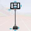 HOYOC Portable Basketball Hoop Basketball 6.5 to 10ft Adjustable Height Basketball System Stand with Shatterproof Blackboard & Wheels Basketball Hoop for Kids/Adults Outdoor/Indoor view 3