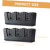 Yardwe 2pcs Fishing Rod Holder Rack Multi-functional Wall Mount Storage for Fishing Poles Display Stand for Fishermen Durable Design with Protective Liner view 3